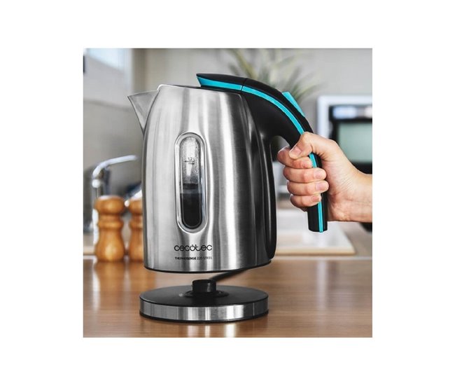 Hervidor de agua ThermoSense 220 Steel Cecotec Plateado
