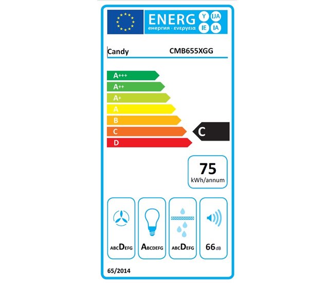 Campana T invertida CANDYCMB655XGG Inox