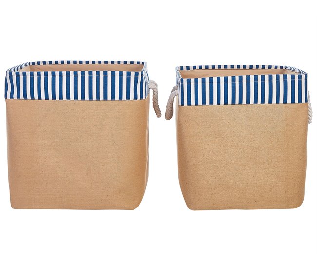 Beliani Estante de baño pequeño TUGUL Beige