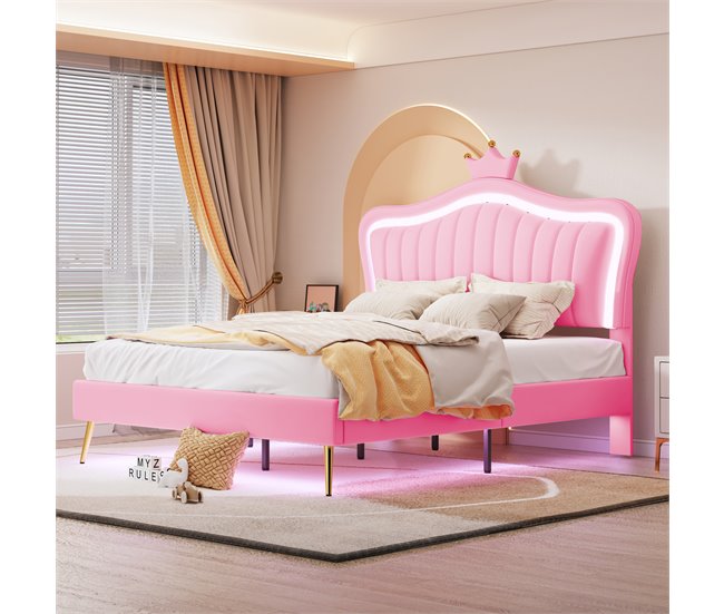 Camas infantiles 152x203 Rosa