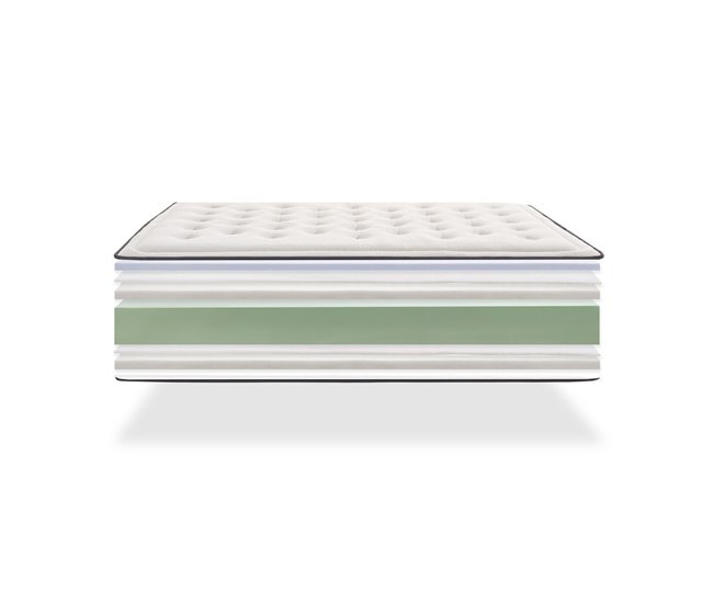 Colchón Viscoelástico IKON SLEEP BIO ARTIC VISCO Blanco/ Gris