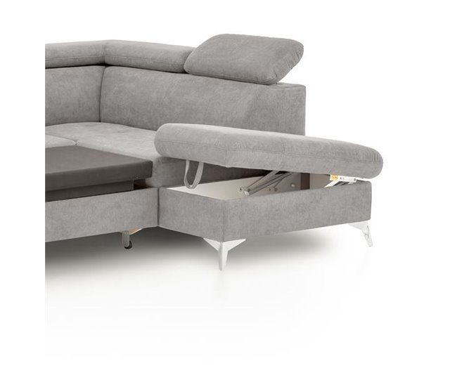 Rinconera con cama GISELA Gris Claro