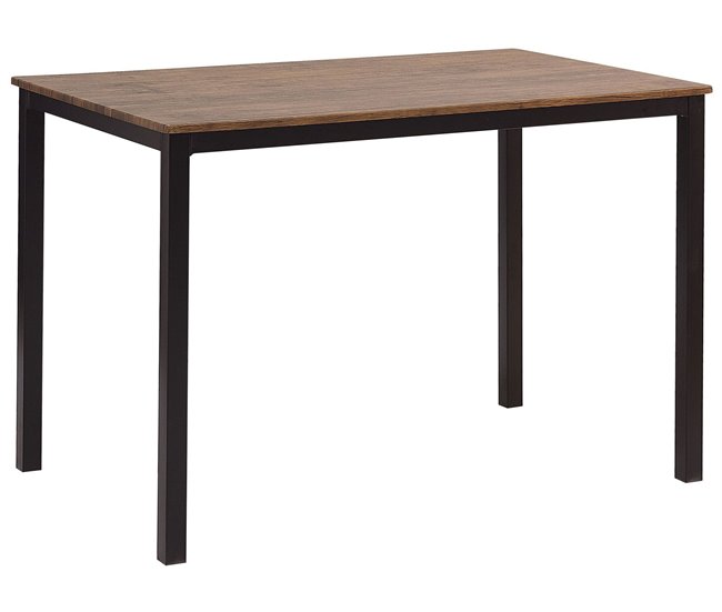 Beliani Conjunto de comedor HAMRY Marron