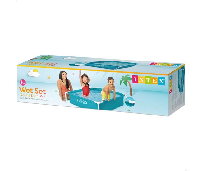 Piscina desmontable INTEX mini small frame 122x30 cm 342 litros Azul