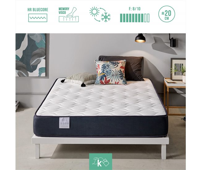Colchón Viscoelástico Cama Nido Reversible Roll 
