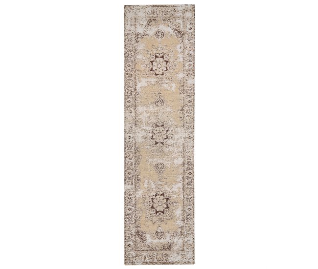 Beliani Alfombra de pelo corto ALMUS 80x300 Beige