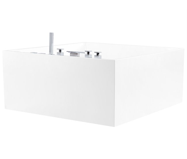 Beliani Bañera de interior TAHUA Blanco