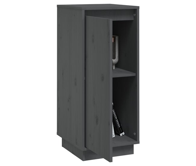 Aparador 2 uds madera maciza 31 Blanco