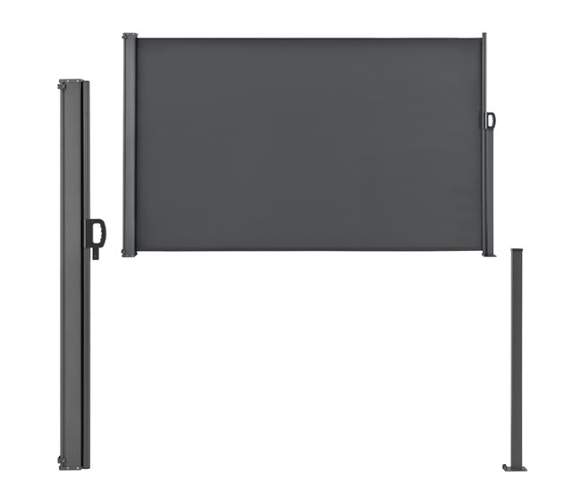 Toldo lateral contra viento sol y visión Mulhacén 300x10 Gris