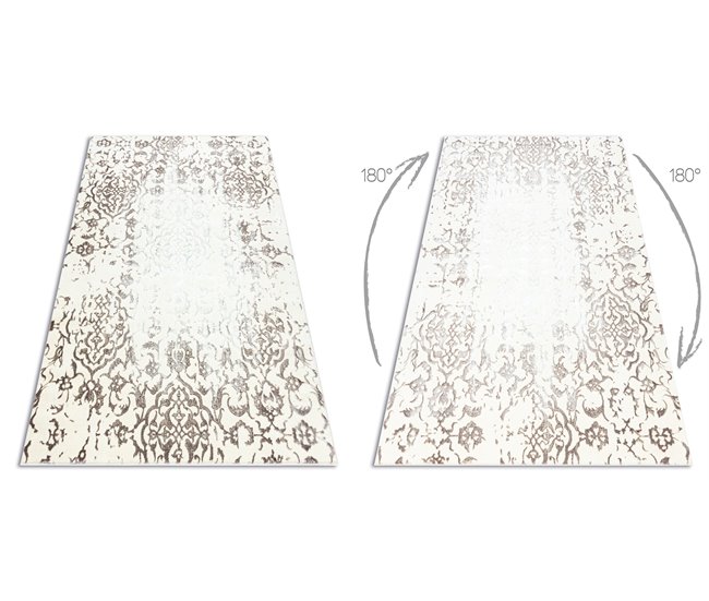 Alfombra CORE 247A Ornamento Vintage 180x270 Crema