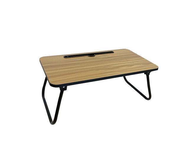 Acomoda Textil – Mesa Laptop Plegable de Madera Madera