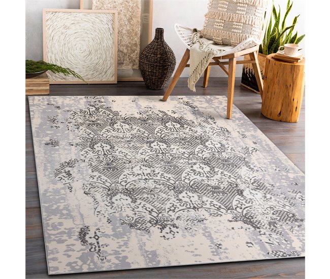 Alfombra CORE W3824 Ornamento Vintage 180x270 Crema