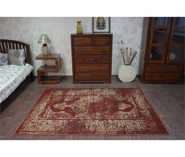 Alfombra DROP JASMINE 456 133x190 Rojo