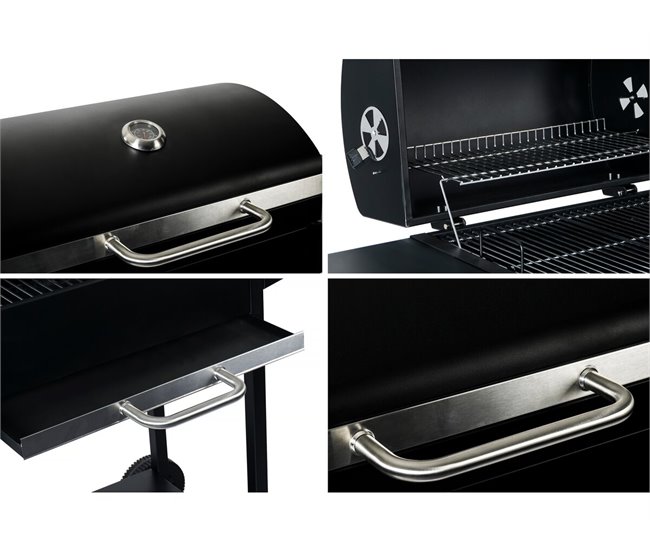 Barbacoa de carbón "Duc" Negro