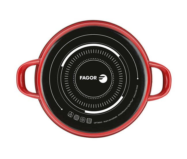 Cacerola Optimax Rojo
