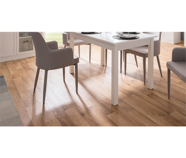 Mesa extensible DORA Blanco