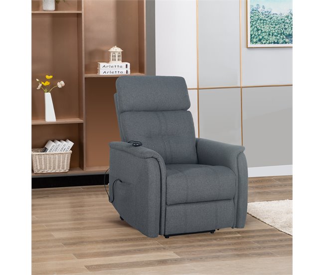 Sillón SIGMA relax eléctrico LIFT UP Gris