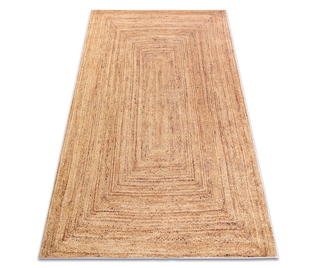Alfombra lavable ANDRE 1017 Trenza 80x150 Beige