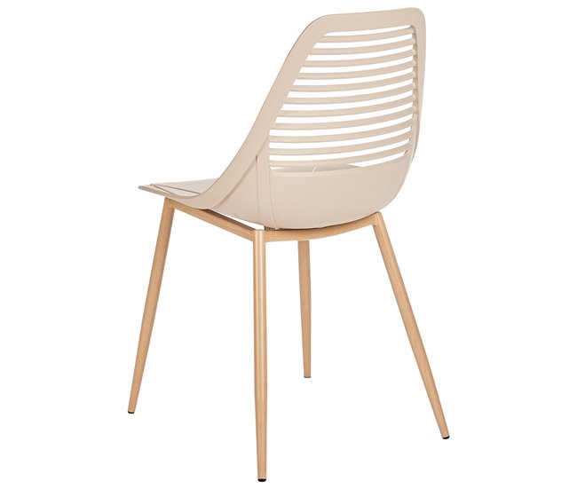 Beliani Silla de comedor MONTELLO Beige