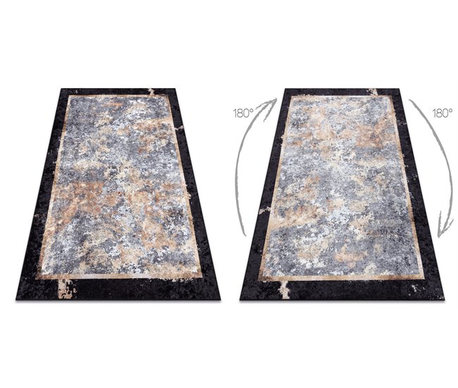 Alfombra lavable MIRO 51328.804 Abstracción 120x170 Gris