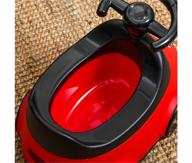 Orinal para Bebé PP, ABS, TPR HOMCOM Rojo