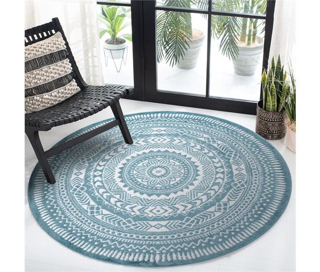 Alfombra FUN Napkin servilleta circulo 160x160 Azul