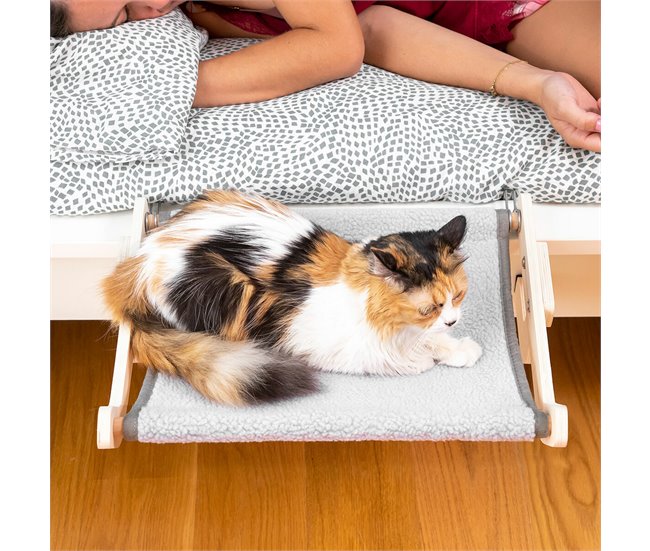 Hamaca Colgante para Gatos Beige