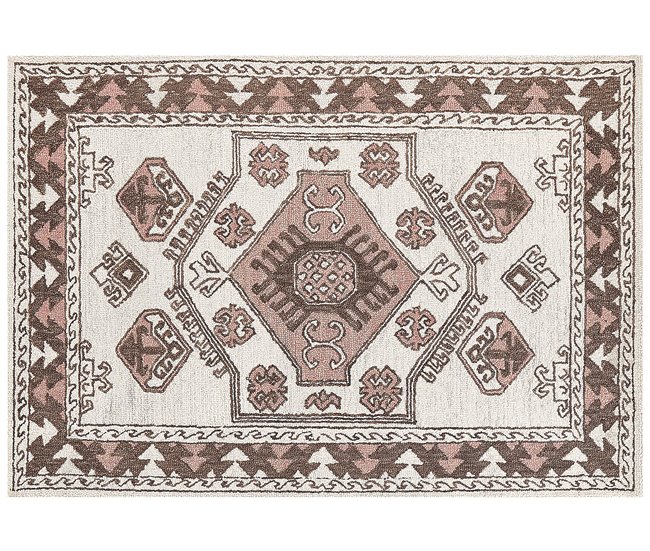 Beliani Alfombra de pelo corto TOMARZA 160x230 Multicolor