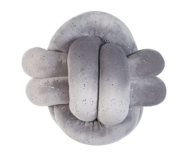Beliani Cojín decorativo MALNI 20x20 Gris