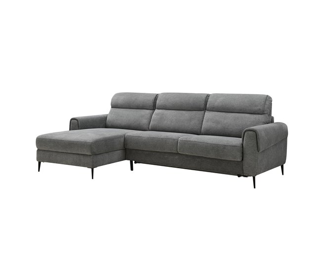 Chaise longue con cama ELIA Gris
