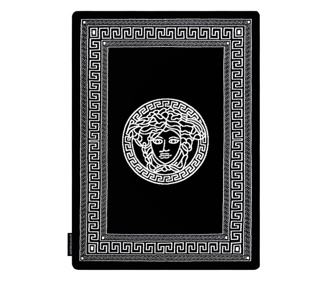 Alfombra HAMPTON Medusa medusa griego 80x150 Negro