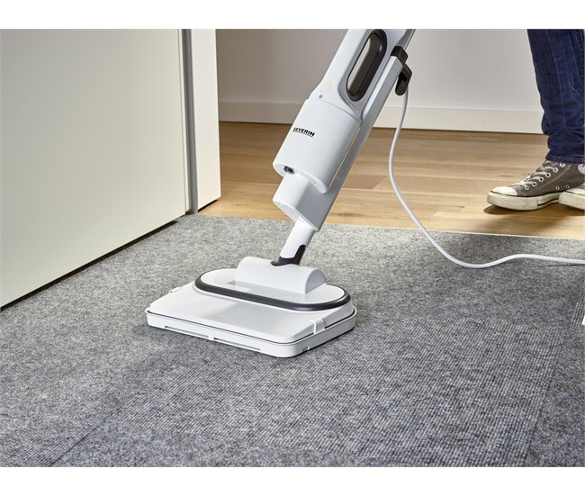 Limpiador a vapor con accesorios multiusos Severin SC 7142 - 1500 W Blanco