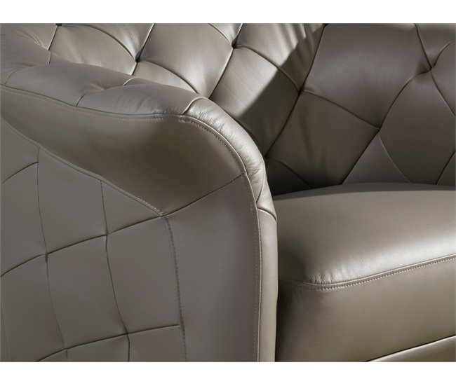 ANGEL CERDÁ Sillón piel Gris