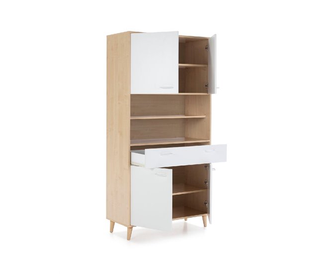 Buffet de cocina JASMINE Blanco/ Madera