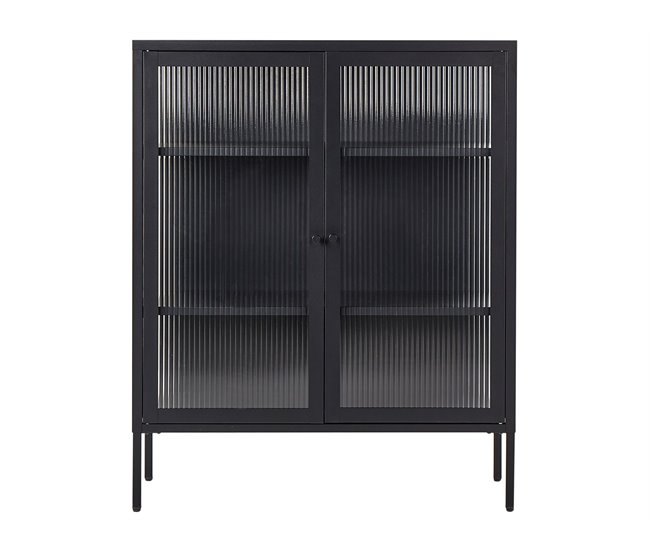 Beliani Aparador LERRYN Negro