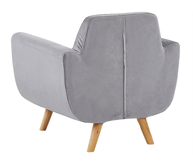 Beliani Funda para sillón BERNES Gris