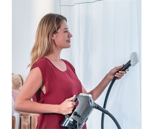 EZIclean® Cyclosteam P320 Mopa de vapor multifuncional Negro