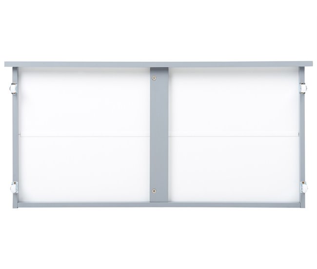 Beliani Conjunto de 2 cajones de cama Madera de pino CRONAT Gris