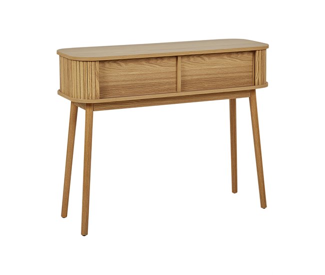 Beliani Mesa auxiliar SELAH Madera Clara