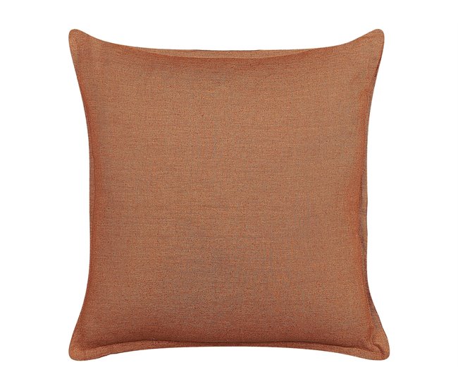 Beliani Cojín decorativo SAGINA 45x45 Naranja