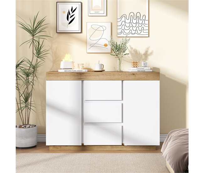 Cómodas Natural/ Blanco