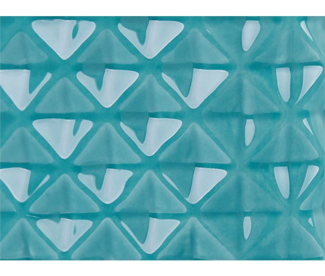 Beliani Conjunto de accesorios de baño GUATIRE Turquesa