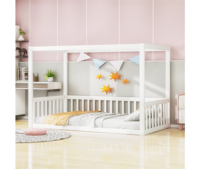 Camas infantiles 95x205 Blanco