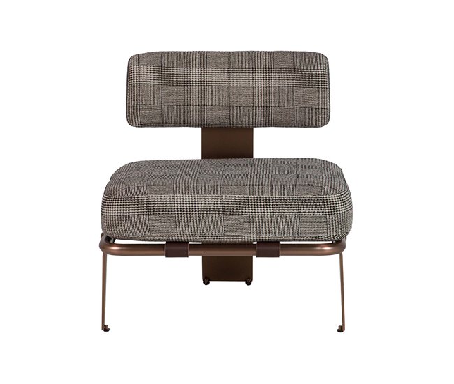 Butaca Cuero Adda Home Marron