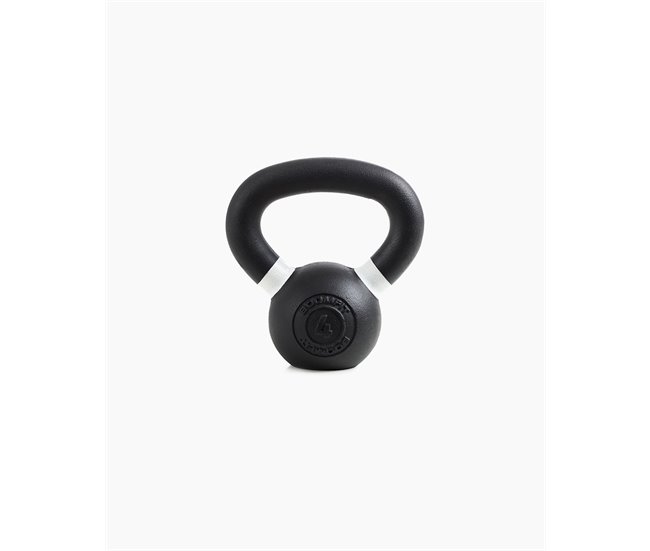 Kettlebell Cast Iron 4kg - BOOMFIT Blanco