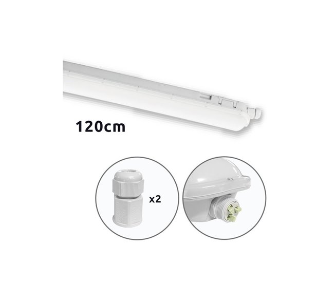 Downlight Policarbonato Serie Lazurita Gris