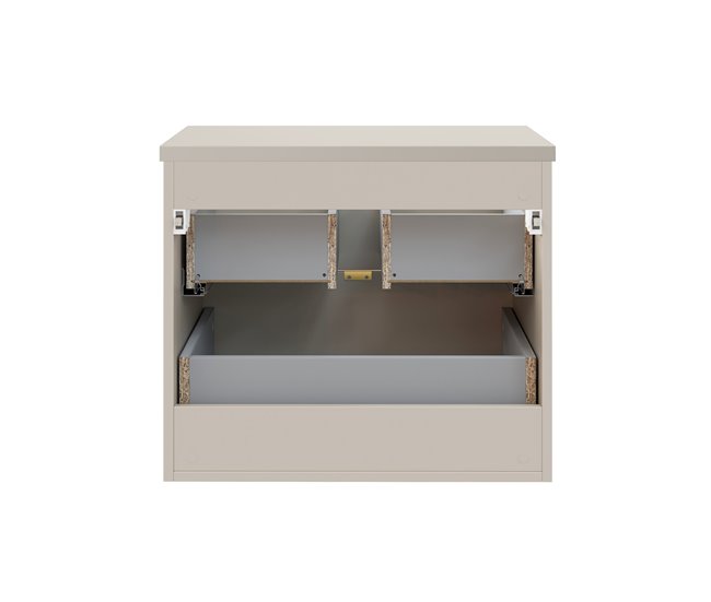 Mueble bajo lavabo encimera Azel 60 Beige