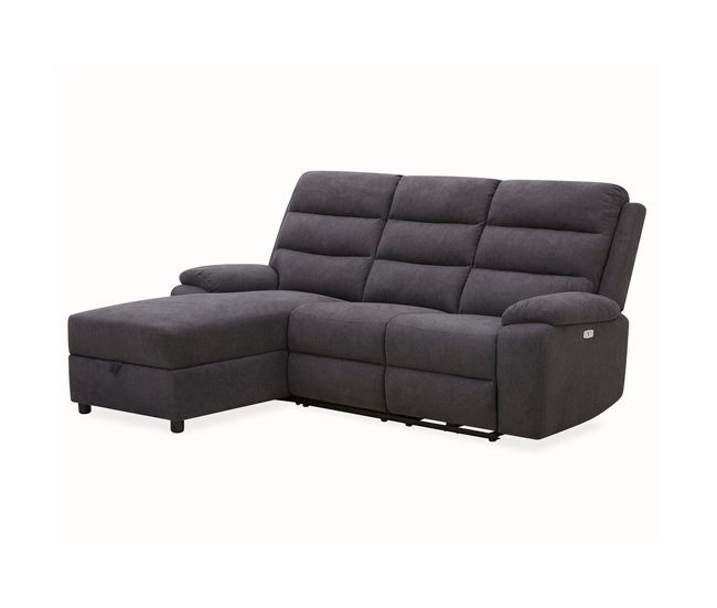 Chaise longue relax eléctrica AMANDA Gris