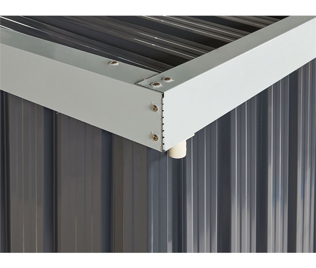 Beliani Cobertizo de jardín UMBRIA Grafito