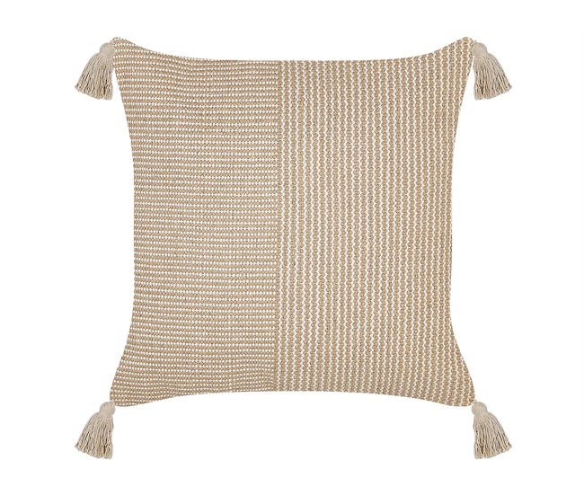 Beliani Cojín decorativo ARALIA Beige